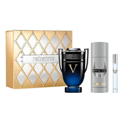Kit Coffret Rabanne Invictus Victory Masculino Parfum Intense